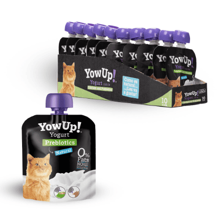 YOWUP יוגורט לחתול בטעם טבעי עם פרוביוטיקה פאוץ’ 85 גרם