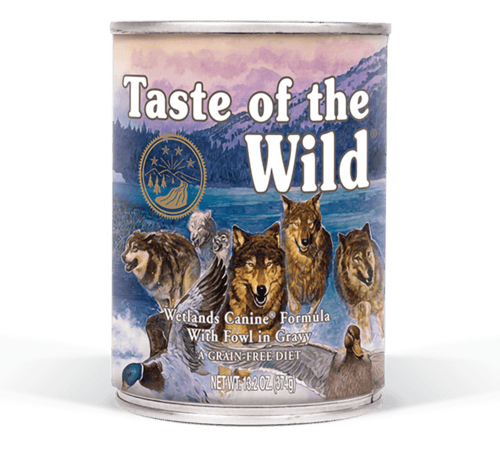 טייסט אוף דה ווילד שימור ברווז ברוטב לכלב