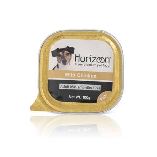 הוריזן שימורי עוף לכלב מגזע קטן 100 גרם