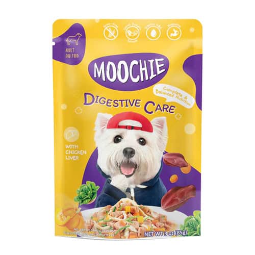 מוצ’י פאוץ’ עוף וכבד לכלב 70 גרם