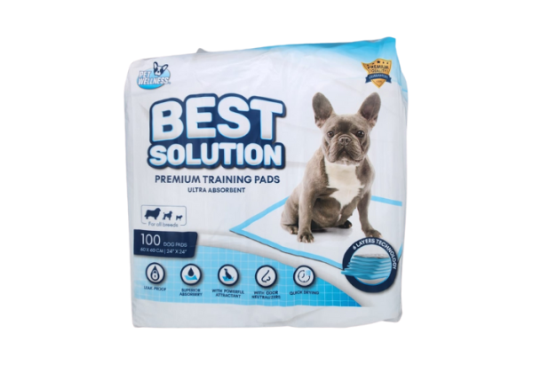 Pet Wellens premium pads for potty training for a dog 100 singularity