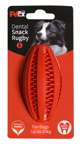 פטקס כדור רוגבי דנטלי צעצוע לכלב
