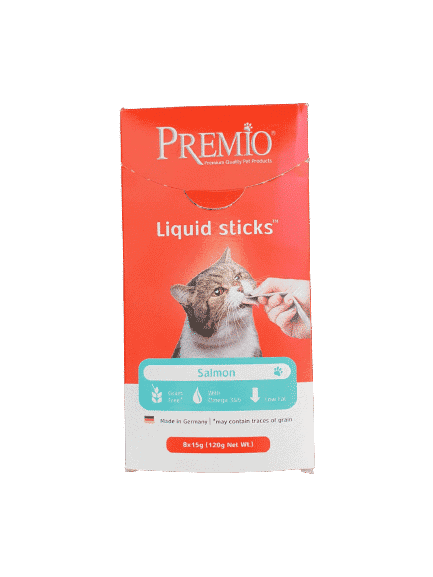 פרמיו סטיקס סלמון לחתול 120 גרם