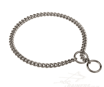 קולר חנק לאילוף כלבים במגוון מידות לבחירה HS