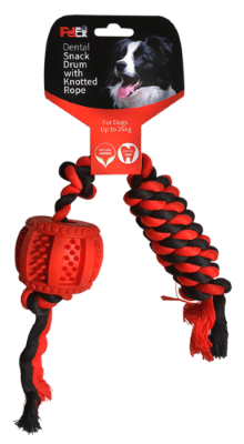 פטקס חבל זריקה דנטלי לכלב