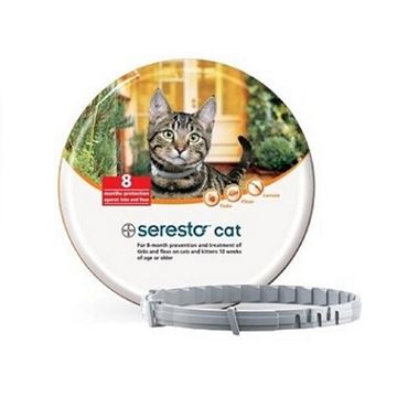 סרסטו קולר נגד קרציות ופרעושים לחתולים Seresto Flea & Tick Collar for cat