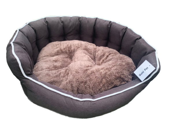 מיטת צדפה לכלב ולחתול