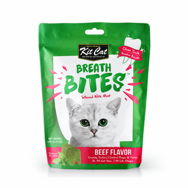 קיט קט בקר חטיף דנטלי לחתול 60 גרם