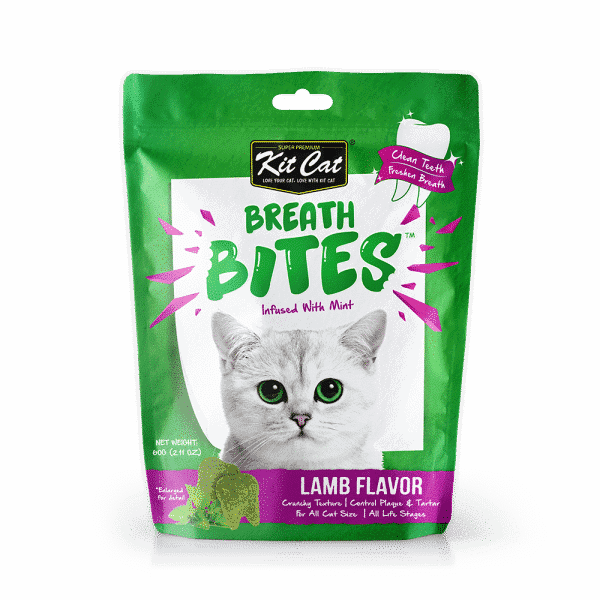 קיט קט כבש חטיף דנטלי לחתול 60 גרם