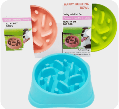 קערת האכלה איטית לכלב