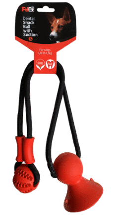 פטקס כדור דנטלי עם וואקום לכלב