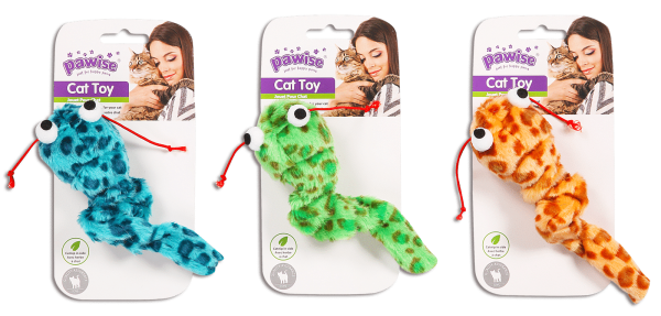 פאוויז זחל רוטט בתוספת קטניפ לחתול