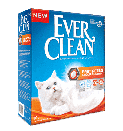 אברקלין כתום ‘Fast Acting’ חול לחתול