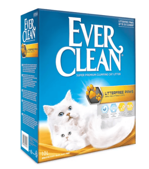 אברקלין כפות ללא חול צהוב חול מתגבש לחתול EVER CLEAN LITTERFREE PAWS