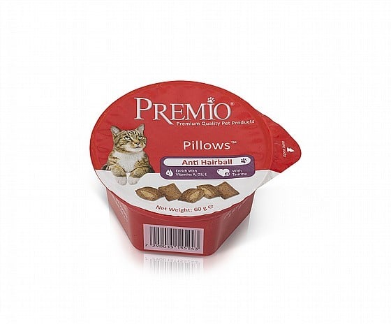 פרמיו כריות היירבול בקר לחתול 60 גרם