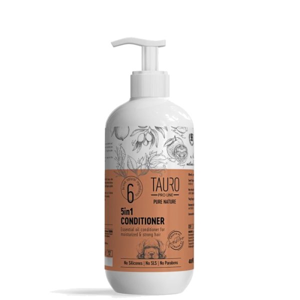 טאורו פרו ליין נייצ’ר מרכך 5 ב1 לחות לפרווה 400 מ”ל