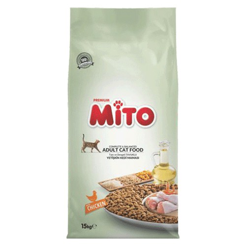 מיטו מזון בטעם עוף לחתול 15 ק”ג