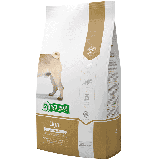 נייצ'רס פרוטקשן מזון לכלב בוגר לייט – מופחת שומן