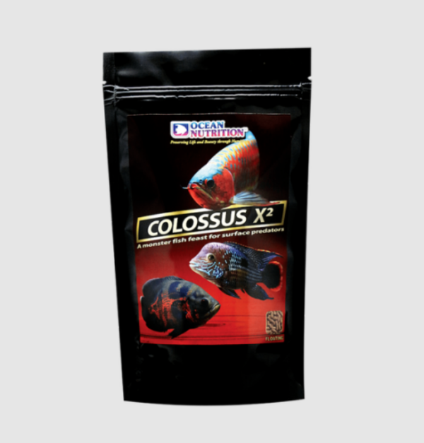 אושן נוטרישן מזון מגורען צף קולוסוס מסדרה X² לדגים גדולים במיוחד