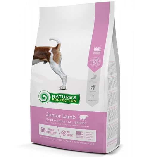 נייצ'רס פרוטקשן מזון יבש לגורי כלבים בטעם כבש