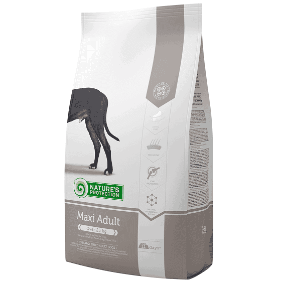 נייצ'רס פרוטקשן מזון לכלב בוגר מגזע גדול טעם עוף