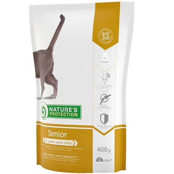 נייצ'רס פרוטקשן מזון לחתול בוגר סניור