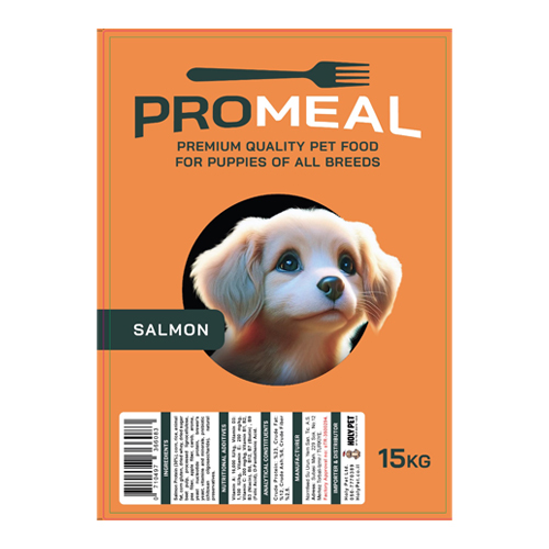 פרומיל מזון לגורי כלבים בטעם סלמון 15 ק"ג