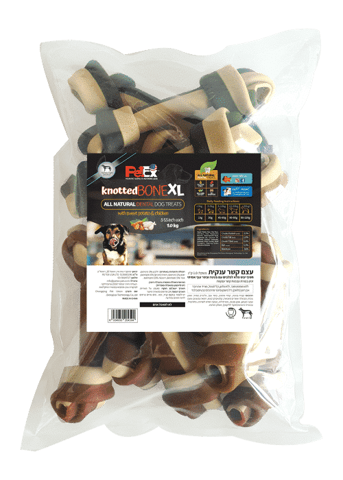 פטקס אריזת עצמות דנטליות גדולות 1 ק"ג