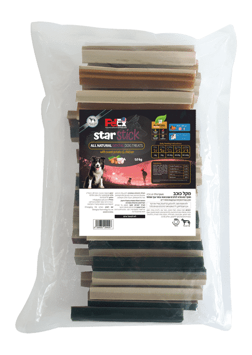 פטקס אריזת מקלות לעיסה דנטליות 1 ק"ג